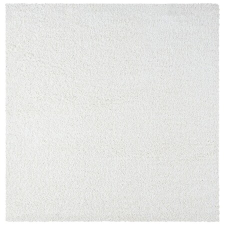 Safavieh 7 x 7 ft. Primo Shag & Flokati Power Loomed Square Area Rug, Ivory PRM300A-7SQ